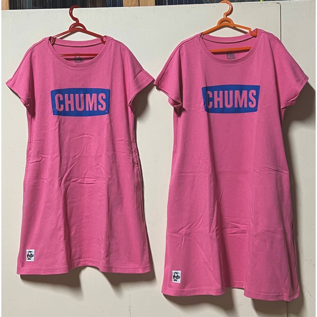 CHUMS(チャムス)の新品　CHUMS キッズ　ロゴ　ワンピース　チャムス  cosl キッズ/ベビー/マタニティのキッズ服女の子用(90cm~)(ワンピース)の商品写真