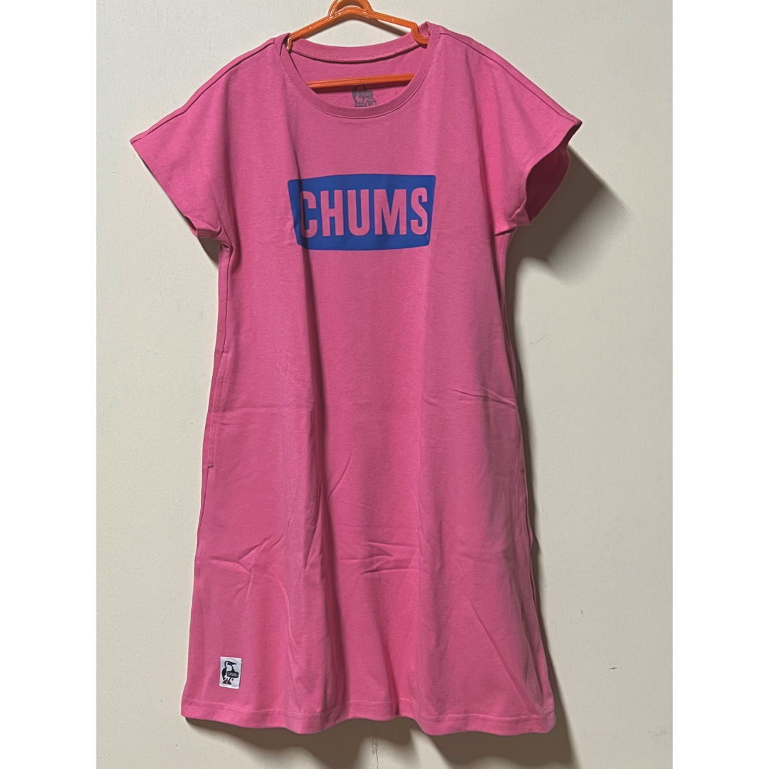 CHUMS(チャムス)の新品　CHUMS キッズ　ロゴ　ワンピース　チャムス  cosxl キッズ/ベビー/マタニティのキッズ服女の子用(90cm~)(ワンピース)の商品写真