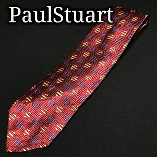 ポールスチュアート(Paul Stuart)のポールスチュアート ドット ワインレッド ネクタイ A107-I06(ネクタイ)
