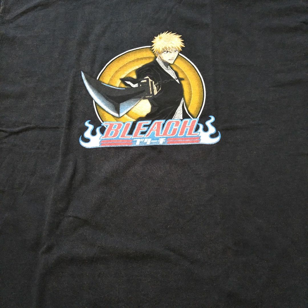 bleach　ヴィンテージ加工Tシャツ　L　黒　アニメTシャツ　ブリーチ * 4