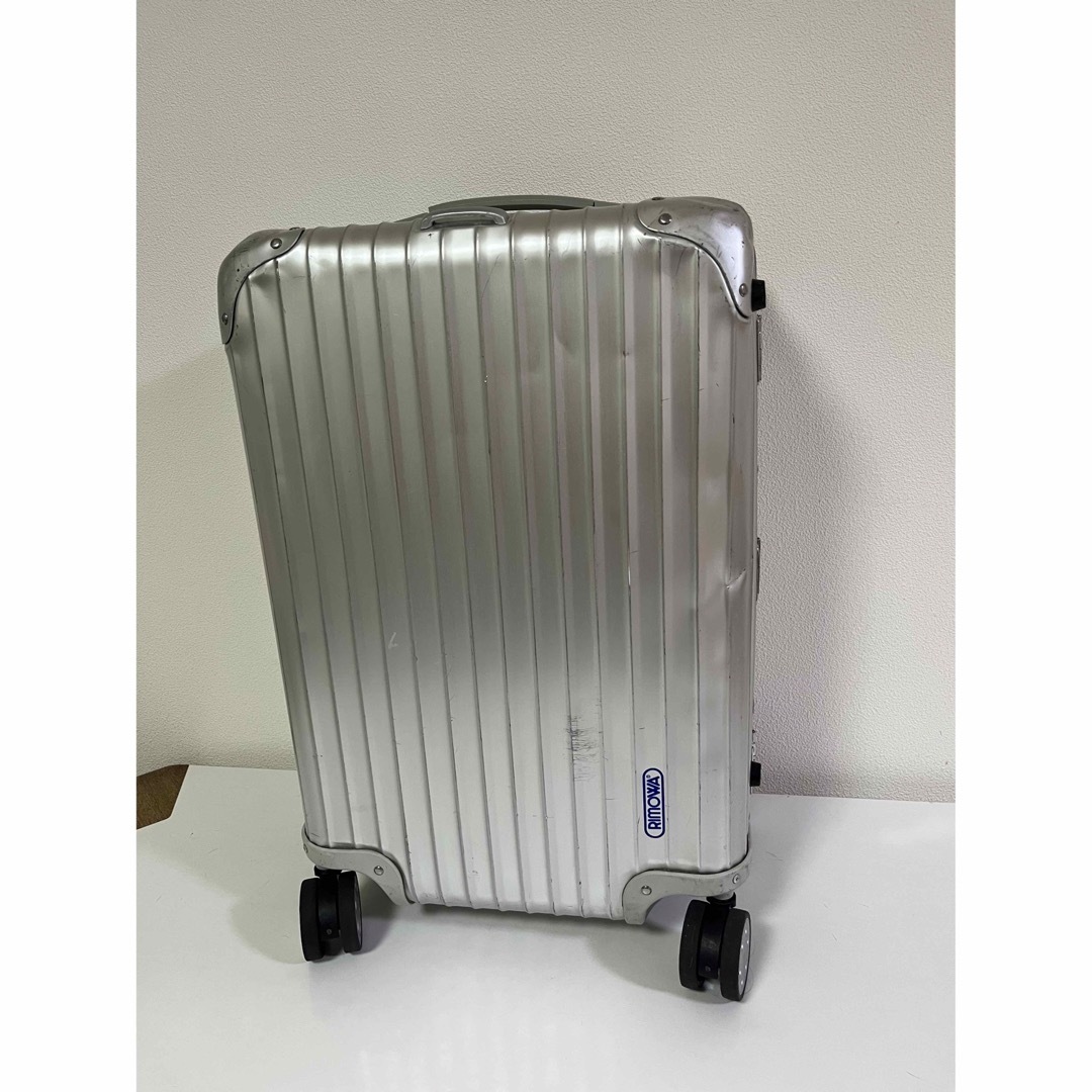 RIMOWAリモワ アルミ4輪 63L希少青ロゴ トパーズ スーツケース