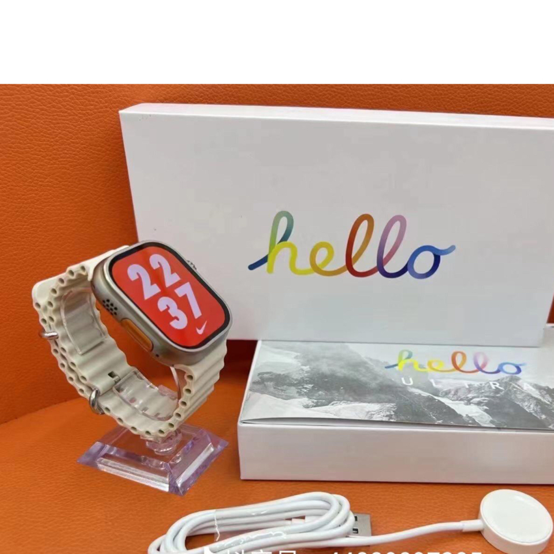 最上位Hello Watch 3 AMOLED フルスクリーン チタン - 腕時計(デジタル)