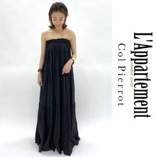 20SS Col Pierrot ベアトップリネンドレス