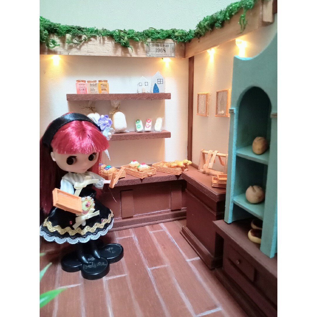 ベーカリーショップ✤プチブライス✤シルバニアドールハウス ベーカリーショップ✤プチブライス✤シルバニアドールハウス