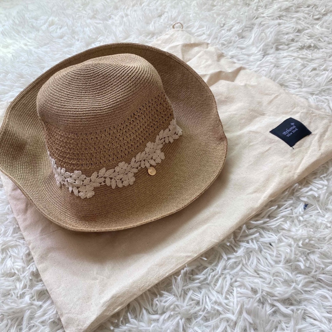 Athena New York - 美品✨アシーナニューヨーク ハット麦わら帽子