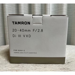 タムロン(TAMRON)のTAMRON  20-40 F2.8 DI III VXD A062S(レンズ(ズーム))