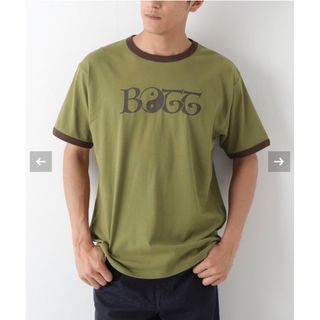 ワンエルディーケーセレクト(1LDK SELECT)のbott 2y ringer tee XXL カーキ(Tシャツ/カットソー(半袖/袖なし))