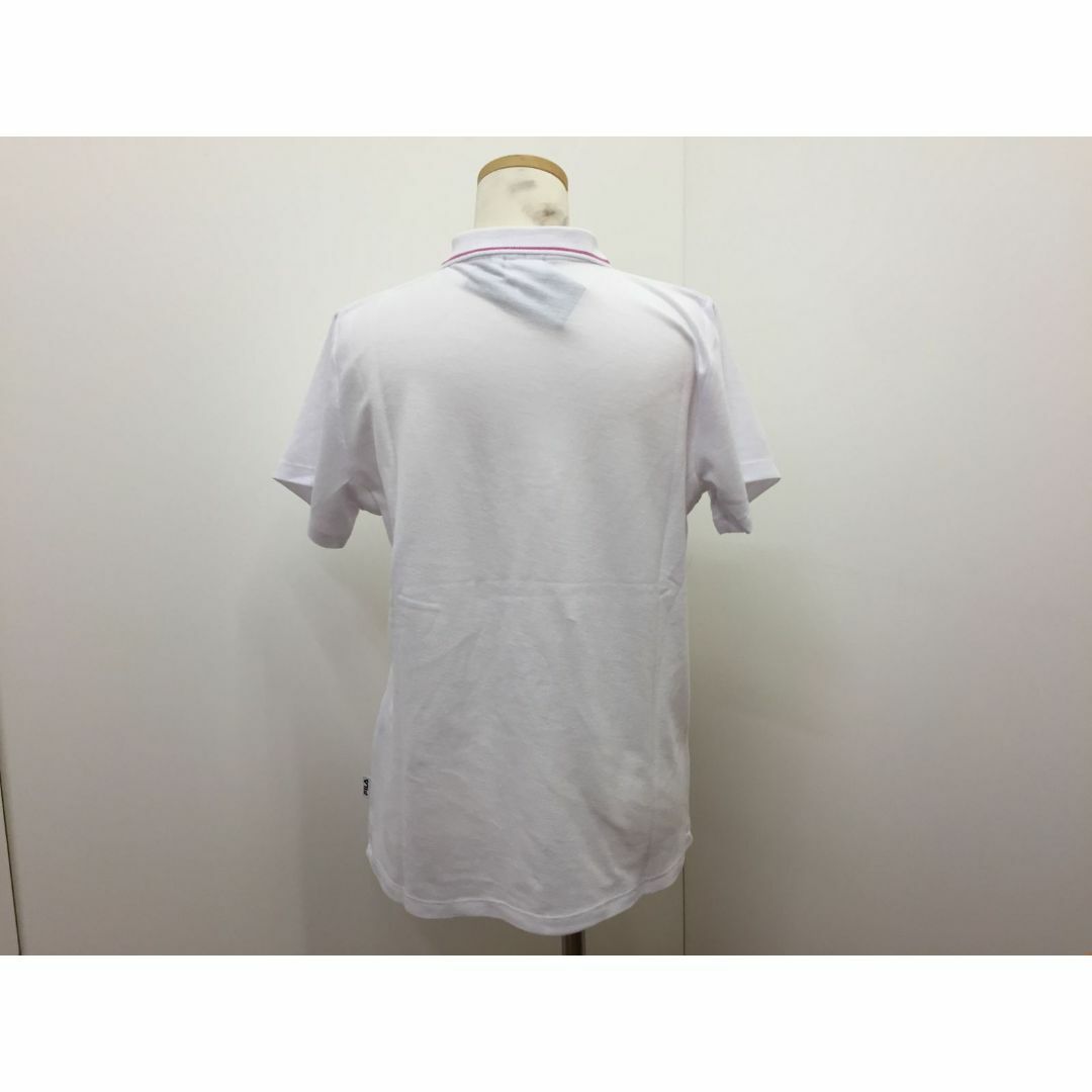 FILA(フィラ)の47）FILA フィラ レディース 半袖 ポロシャツ ホワイト Lトップス レディースのトップス(ポロシャツ)の商品写真