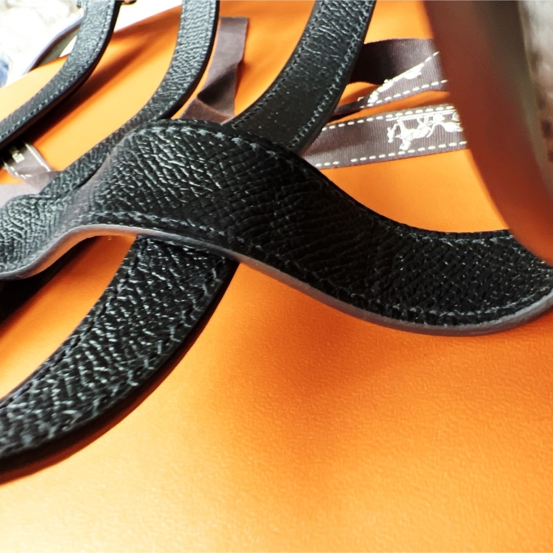 Hermes 極美品 HERMES エルメス ミュザルディーヌ ブラック かご