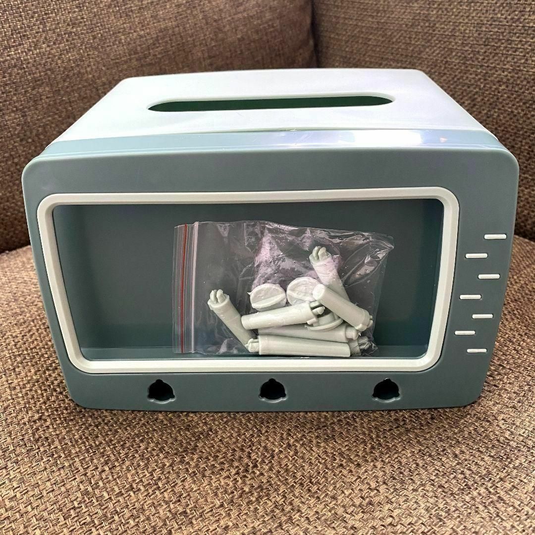 テレビ型スマホスタンドティッシュボックス