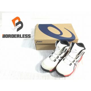 ☆未使用品☆ASICS アシックス WINJOB BOA 安全靴 CP304 サイズ26.0cm レッド/ホワイト ウィンジョブ BOA 76117(工具)