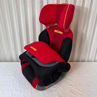 レカロ(RECARO)のクリーニング済　☆美品☆　1～11才　レカロ　スタート　アールワン　R1　赤黒(自動車用チャイルドシート本体)