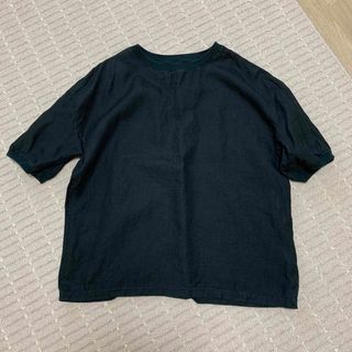 中川政七商店　麻布Tシャツ黒(Tシャツ/カットソー(半袖/袖なし))