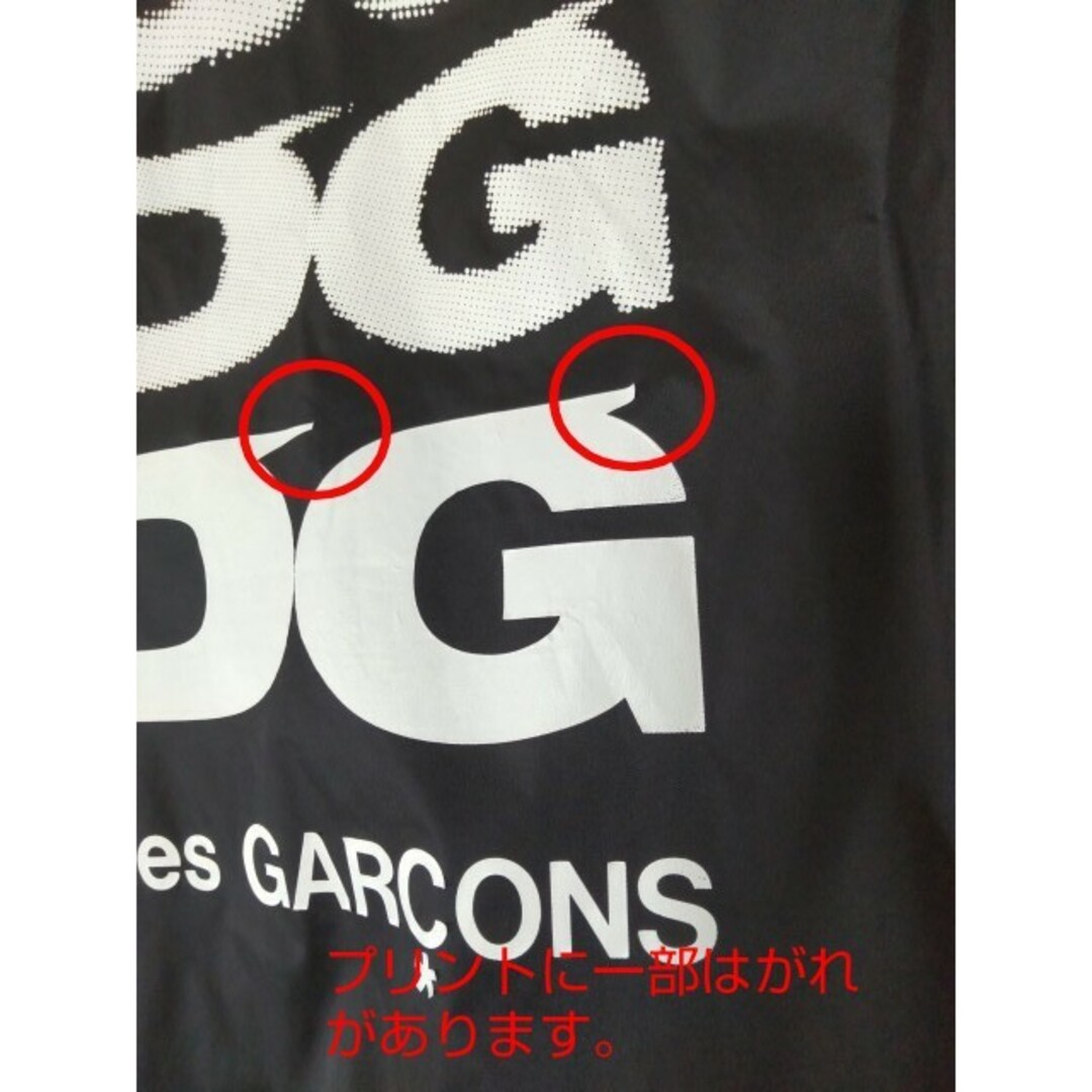 CDG（COMME des GARÇONS）(シーディージー)のCDG　コムデギャルソン　コーチジャケット　ブラック　L メンズのジャケット/アウター(ナイロンジャケット)の商品写真