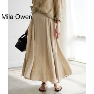 ミラオーウェン(Mila Owen)のご専用★美品MilaOwen ミラオーウェンロングスカートベージュ0(ロングスカート)