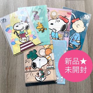 スヌーピー(SNOOPY)の新品★SCRAPスヌーピー 謎付きクリアファイル 6枚セット 謎解き 持ち帰り謎(その他)