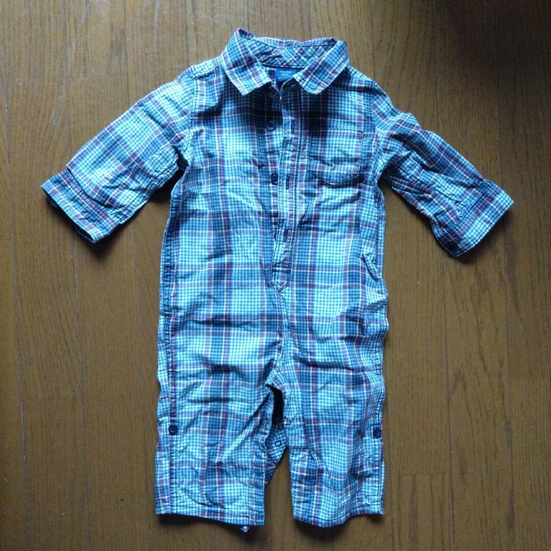 babyGAP(ベビーギャップ)のベビーGAP　ロンパース　カバーオール　シャツ キッズ/ベビー/マタニティのベビー服(~85cm)(ロンパース)の商品写真