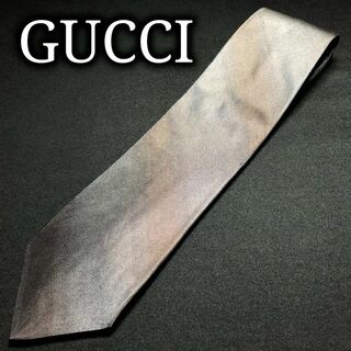 グッチ(Gucci)のグッチ レジメンタル グレー ネクタイ A107-J06(ネクタイ)