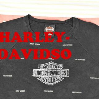 ハーレーダビッドソン(Harley Davidson)のハーレー ダビッドソン スパンコール T 12882ｃ カットオフ 00 80(Tシャツ(半袖/袖なし))