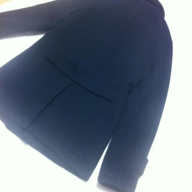 UNITED ARROWS(ユナイテッドアローズ)のアローズ☆ピーコート黒 レディースのジャケット/アウター(ピーコート)の商品写真