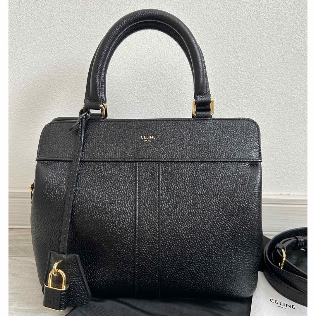 CELINE スモールカバドゥフランス ブラック セリーヌ ショルダーバッグ