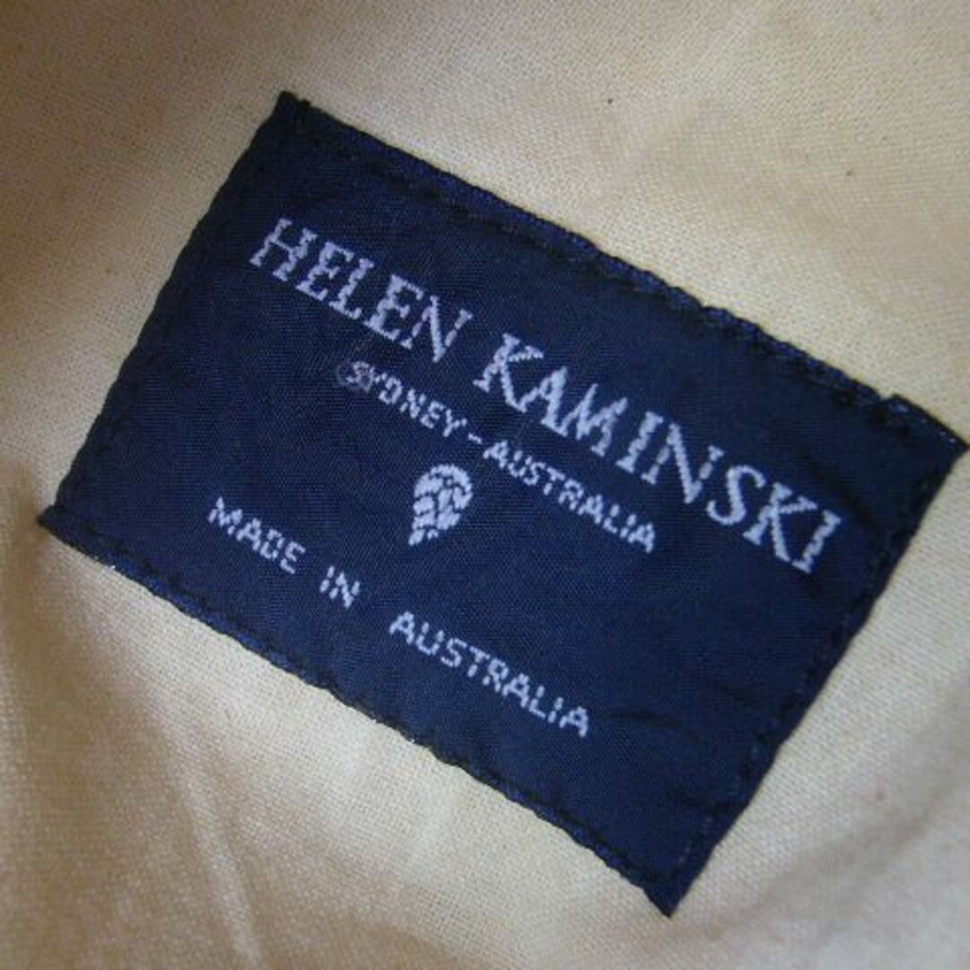 HELEN KAMINSKI(ヘレンカミンスキー)の☆美品☆HELEN KAMINSKI（ヘレンカミンスキー）●広つば帽子/生成り色 レディースの帽子(ハット)の商品写真