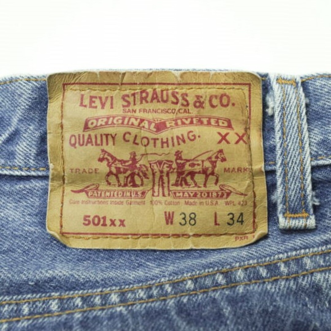 500450● LEVI'S 501 デニム 38 MADE IN USA