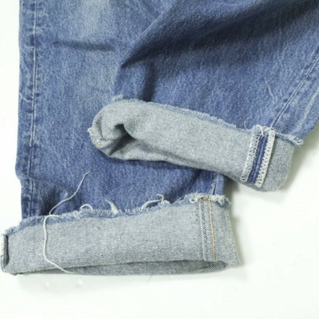 Levi's リーバイス アメリカ製 90s 1991年製 501XX 5ポケットデニムパンツ 501-0000 W38 インディゴ USA製  ボタンフライ ジーンズ カットオフ ヴィンテージ ボタン裏546 ボトムス【中古】【Levi's】