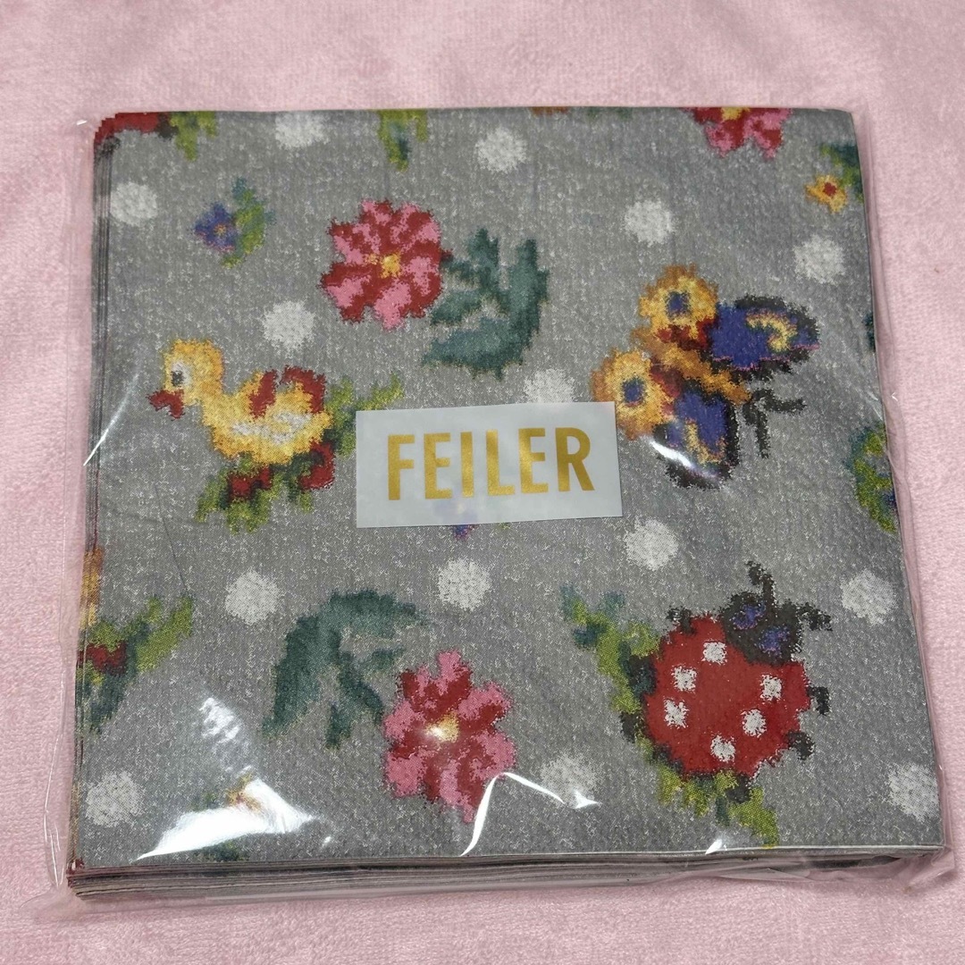 FEILER(フェイラー)のフェイラー ペーパーナプキン ハイジドット ノベルティ インテリア/住まい/日用品のキッチン/食器(テーブル用品)の商品写真