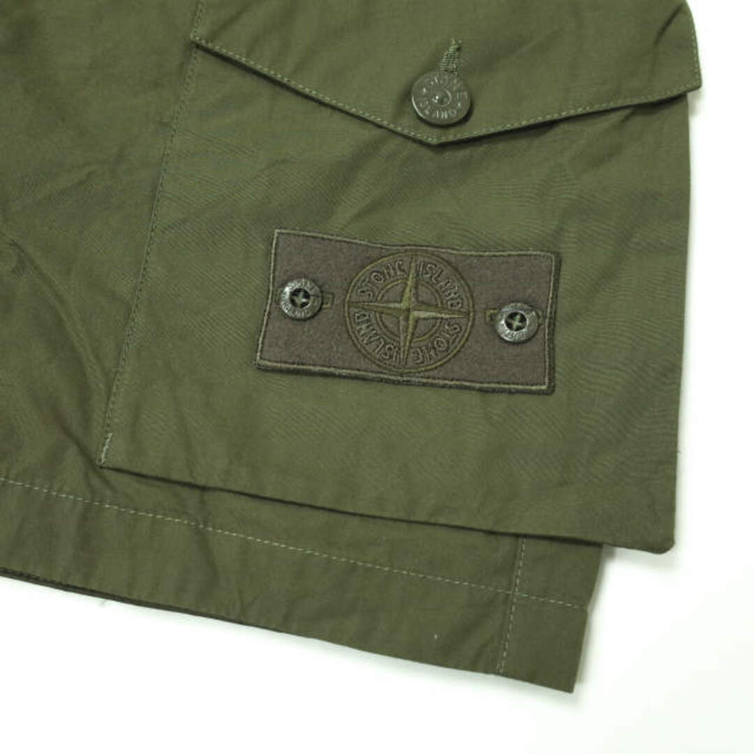 STONE ISLAND(ストーンアイランド)のSTONE ISLAND ストーンアイランド 23SS Ghost Pieces ベンタイル バミューダ カーゴショーツ 7815L02F1 32 Military Olive イージー ショートパンツ ボトムス【中古】【STONE ISLAND】 メンズのパンツ(ショートパンツ)の商品写真