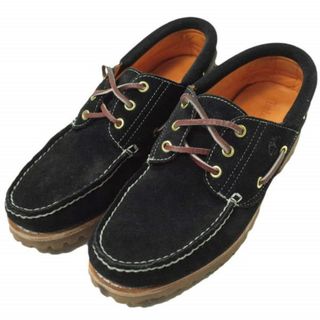 ティンバーランド(Timberland)のTimberland x BEAUTY&YOUTH UNITED ARROWS ティンバーランド ビューティーアンドユース ユナイテッドアローズ 22SS 別注 3EYE CLASSIC LUG スリーアイクラシックラグ A5QK6 US9(27cm) BLACK スエード モカシン シューズ【中古】【Timberland × BEAUTY&YOUTH UNITED ARROWS】(スリッポン/モカシン)