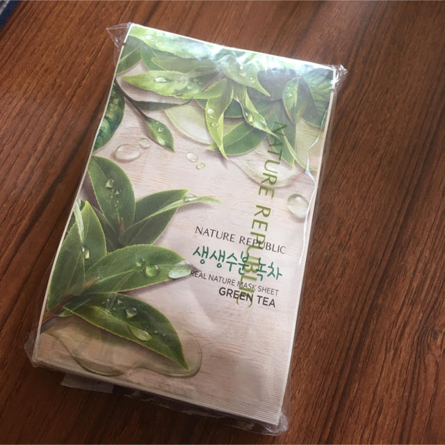 NATURE REPUBLIC(ネイチャーリパブリック)のGong様＊NATURE REPUBLIC パック＊グリーンティー コスメ/美容のスキンケア/基礎化粧品(パック/フェイスマスク)の商品写真