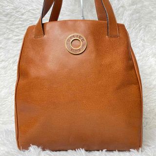 セリーヌ(celine)の✨️美品✨️ CELINE サークルロゴ トートバッグ 肩掛け ブラウン レザー(トートバッグ)