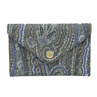 エトロ(ETRO)の美品 エトロ ETRO PVC ペイズリー柄 マルチケース カード入れ エンベロープ Y01145(その他)