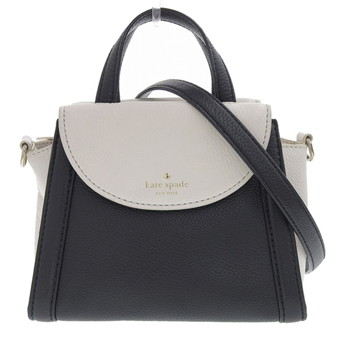 ケイトスペード Kate Spade モノトーン レザー 2WAYバッグ