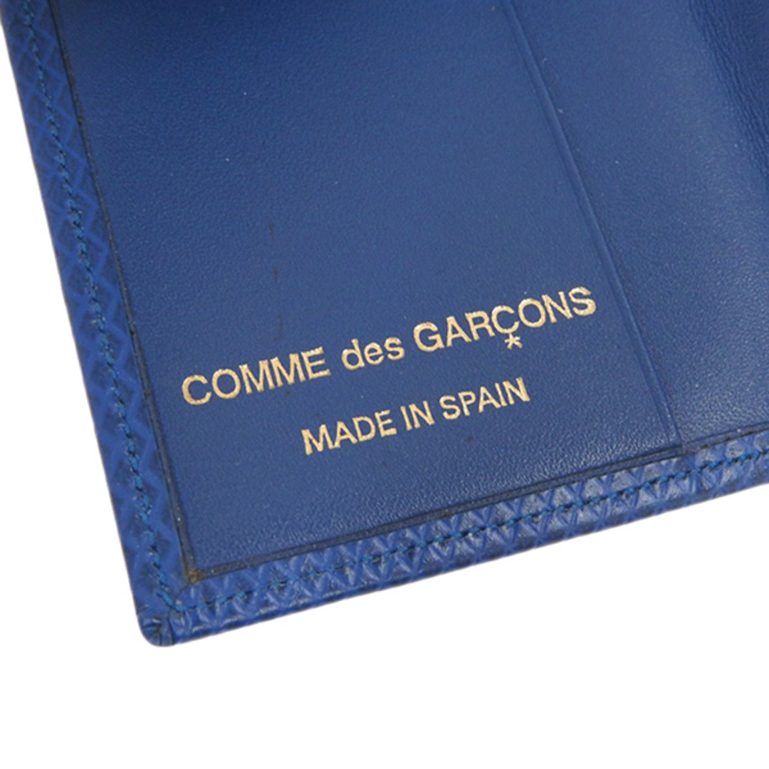 COMME des GARCONS(コムデギャルソン)のコムデ ギャルソン COMME des GARCONS 札入れ 二つ折り財布 カード入れ カードケース ブルー Y01247 レディースのファッション小物(財布)の商品写真
