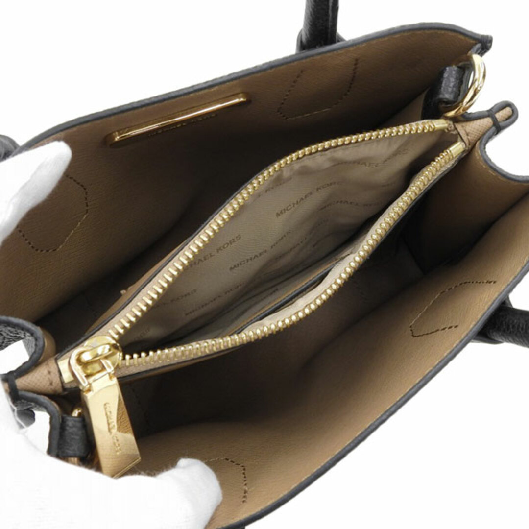 Michael Kors(マイケルコース)のマイケルコース MICHAEL KORS 2WAYバッグ ハンドバッグ PVCコーティングキャンバス ブラック 黒 30F6GM9M2L Y01257 レディースのバッグ(ハンドバッグ)の商品写真