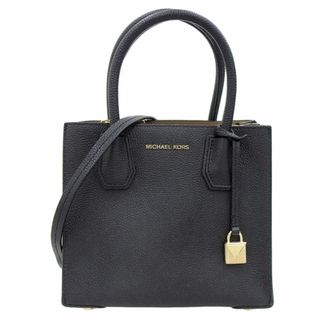 マイケルコース(Michael Kors)のマイケルコース MICHAEL KORS 2WAYバッグ ハンドバッグ PVCコーティングキャンバス ブラック 黒 30F6GM9M2L Y01257(ハンドバッグ)