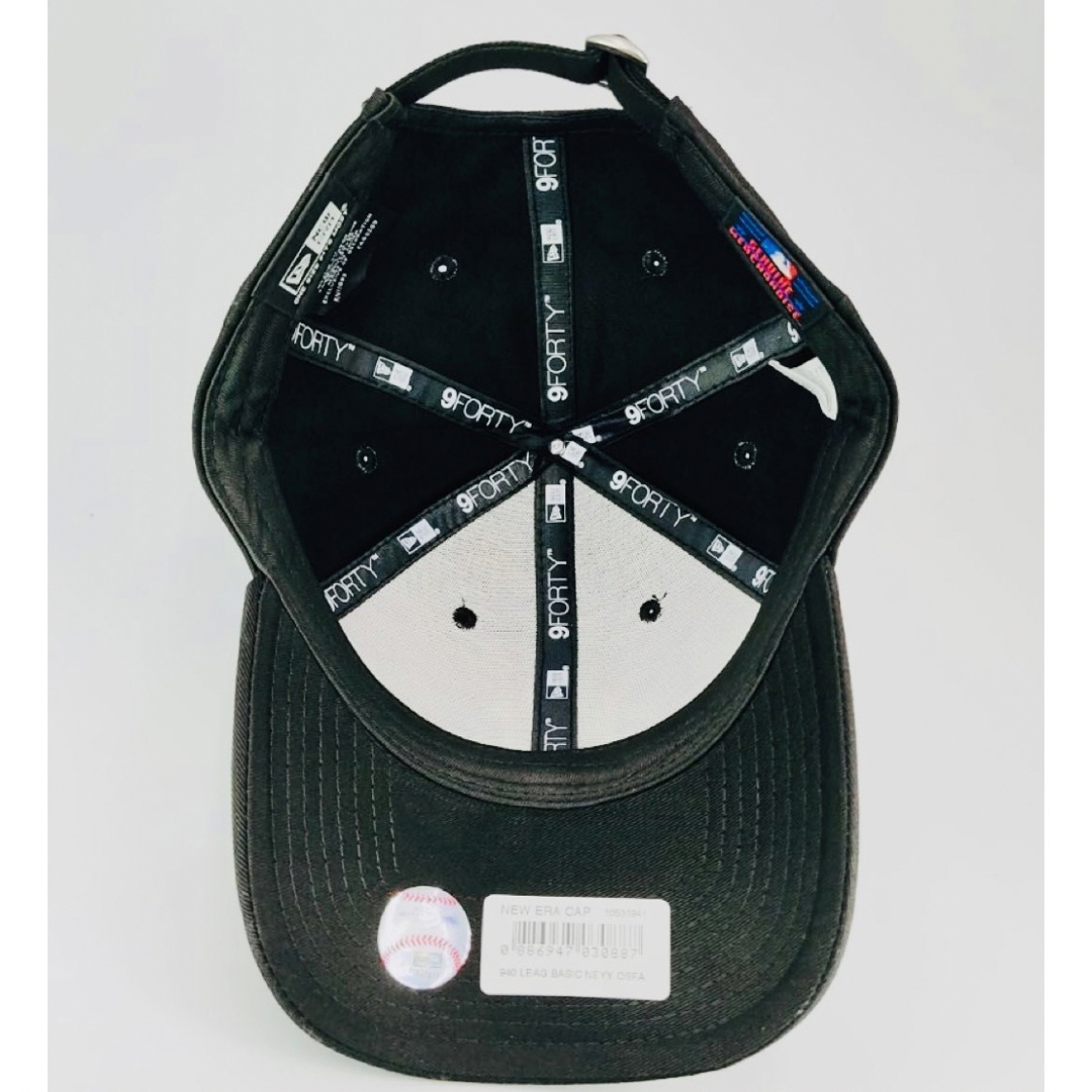 NEW ERA(ニューエラー)の新品未使用　ブラック　ニューエラ NY ロゴ キャップ MLB 帽子 ヤンキース メンズの帽子(キャップ)の商品写真