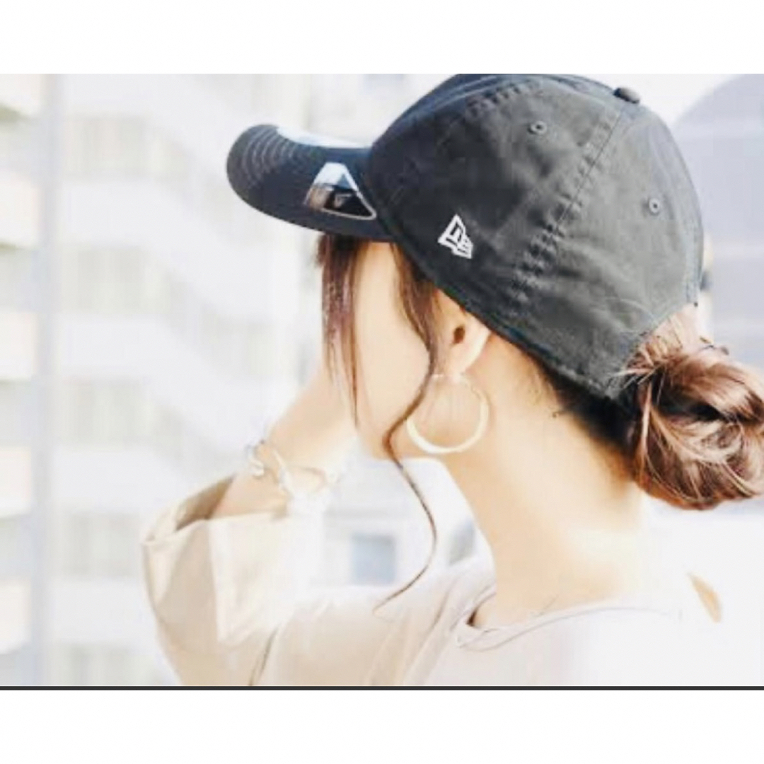 NEW ERA(ニューエラー)の新品未使用　ブラック　ニューエラ NY ロゴ キャップ MLB 帽子 ヤンキース メンズの帽子(キャップ)の商品写真