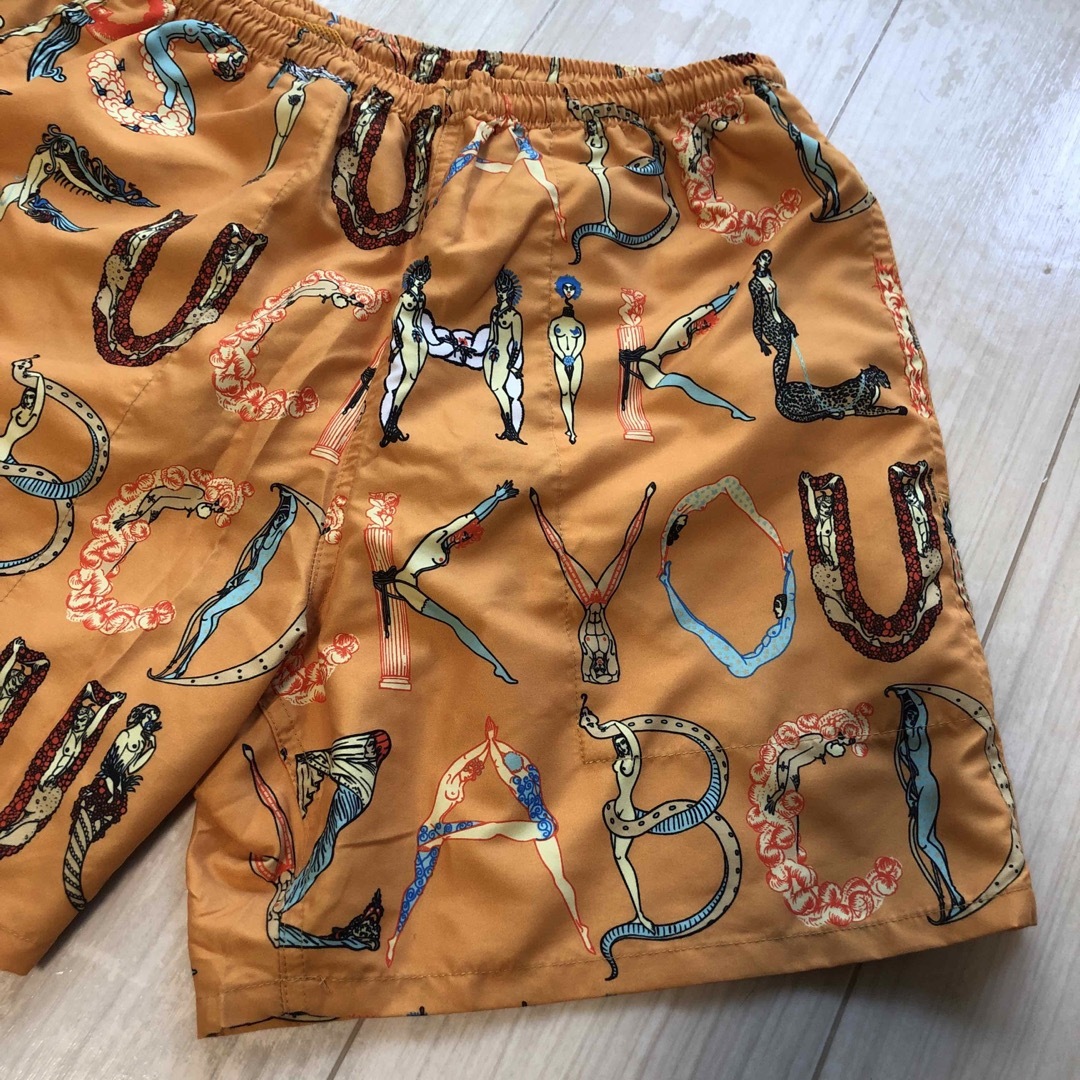 Supreme Alphabet Water Short オレンジ S国内正規品