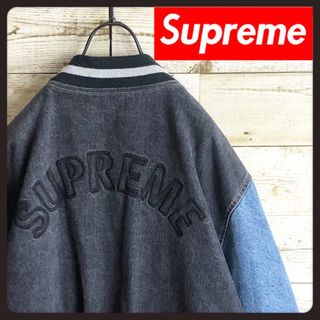 シュプリーム(Supreme)の即完売 Supreme シュプリーム アーチ刺繍入り デニムジャケット(Gジャン/デニムジャケット)