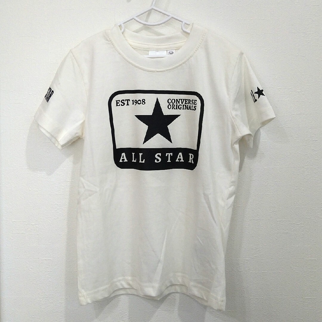 CONVERSE(コンバース)のコンバース　キッズ　tシャツ 110 双子コーデ　色違い　子供　オールスター キッズ/ベビー/マタニティのキッズ服男の子用(90cm~)(Tシャツ/カットソー)の商品写真