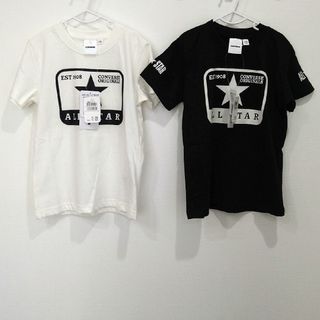 コンバース(CONVERSE)のコンバース　キッズ　tシャツ 110 双子コーデ　色違い　子供　オールスター(Tシャツ/カットソー)