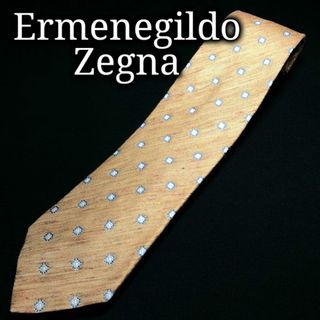 エルメネジルドゼニア(Ermenegildo Zegna)のエルメネジルドゼニア フラワー イエロー ネクタイ リネン A107-J16(ネクタイ)