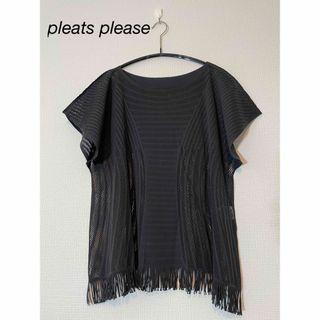 プリーツプリーズイッセイミヤケ(PLEATS PLEASE ISSEY MIYAKE)のpleats please プリーツトップス(カットソー(半袖/袖なし))