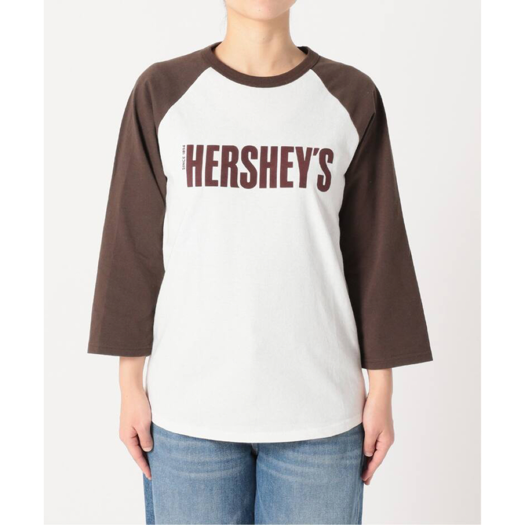 DEUXIEME CLASSE(ドゥーズィエムクラス)のMUSE HERSHEY’S ハーシーズ　ラグラン Tシャツ レディースのトップス(Tシャツ(長袖/七分))の商品写真