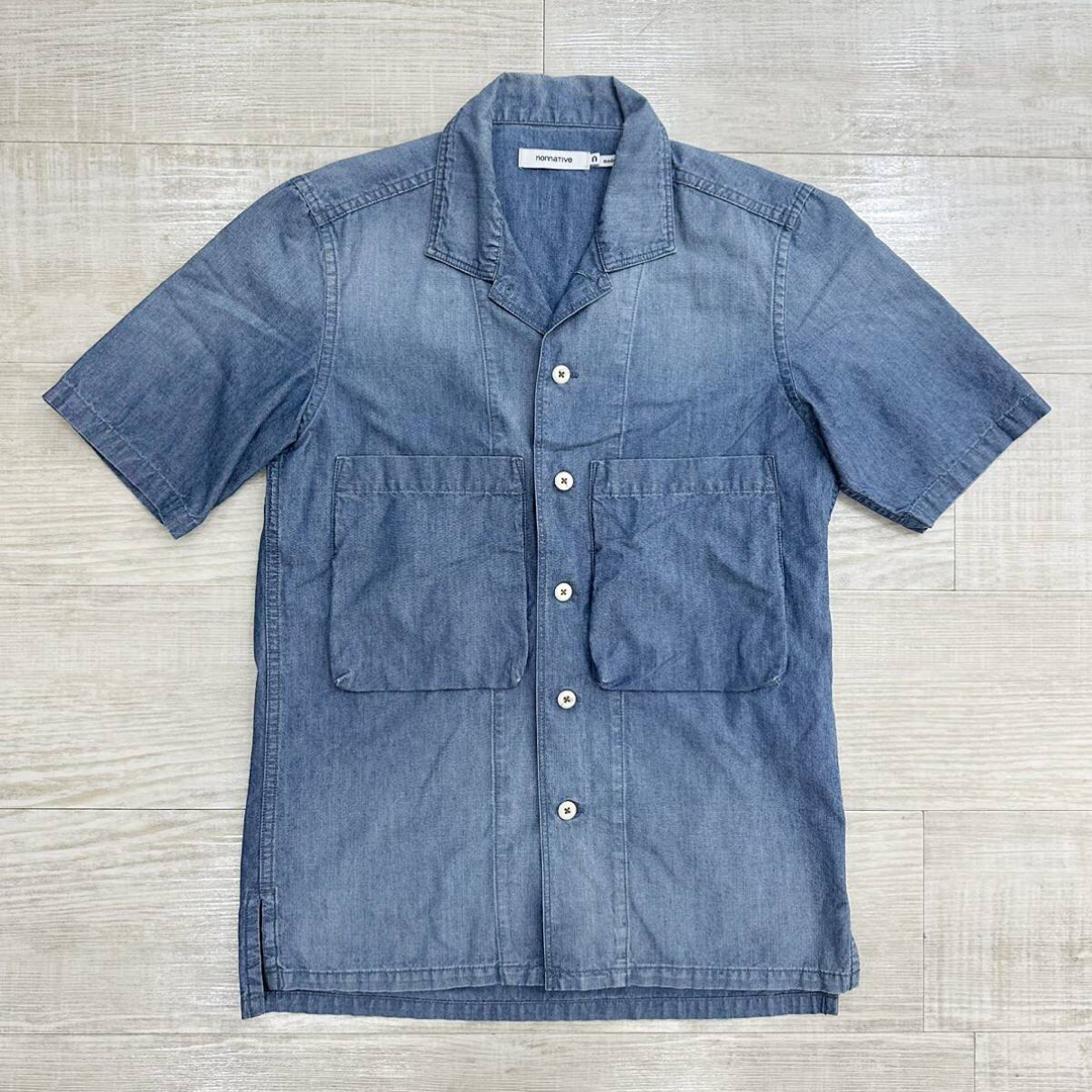 nonnative - 17ss nonnative 半袖 シャンブレー シャツ サイズ 0の通販