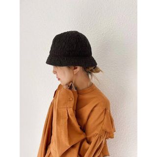 Ameri VINTAGE - Ameri MEDI REVERSIBLE SHEER BUCKET HAT の通販 by