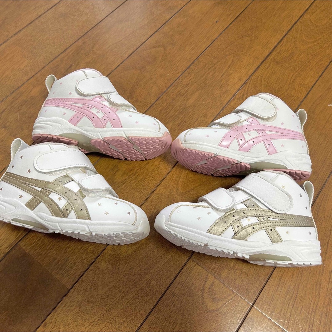 asics(アシックス)のasics スクスク キッズシューズ 2足セット　13.5 / 14.5  キッズ/ベビー/マタニティのベビー靴/シューズ(~14cm)(スニーカー)の商品写真